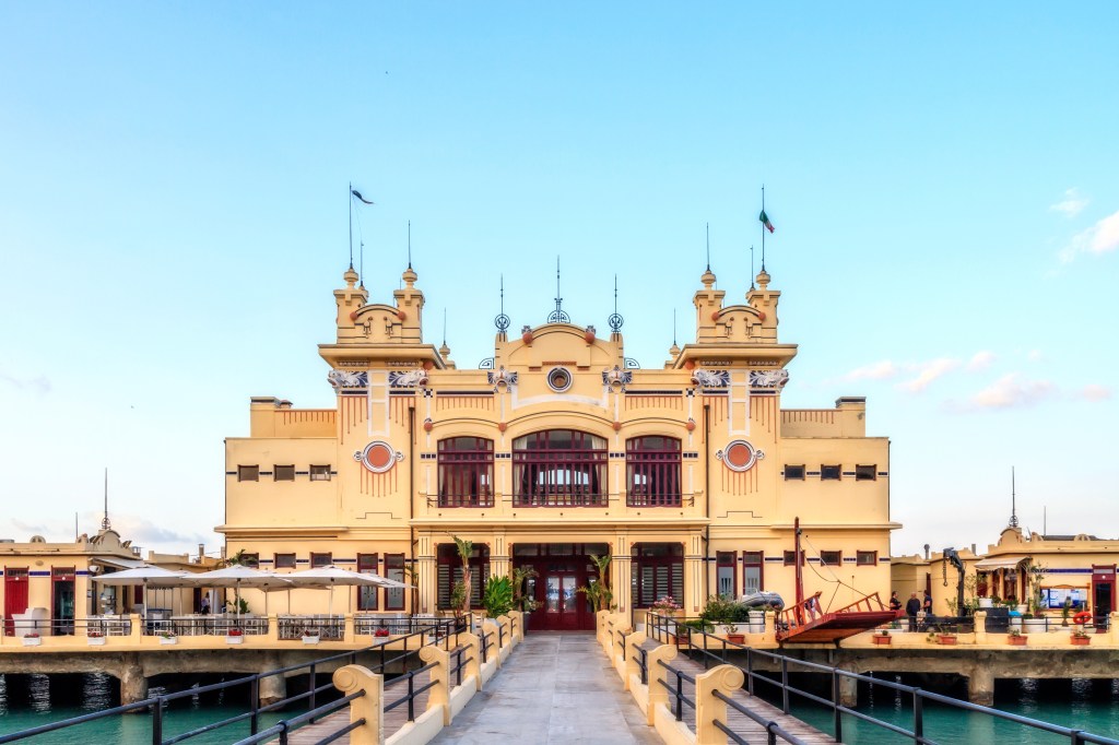 Mondello - Bathing Pavilion, Sicily - Liberty style, 1830s