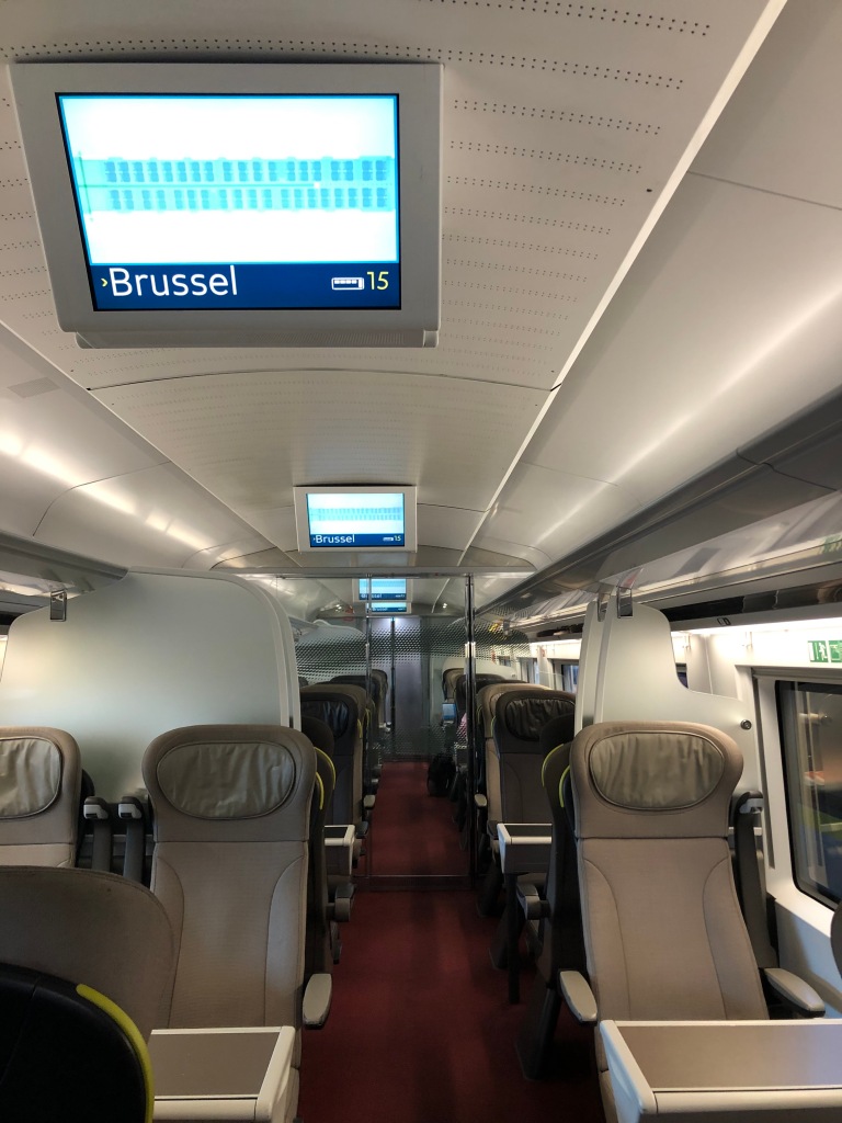 TRAIN - Eurostar London to Brussels www.educated-traveller.com