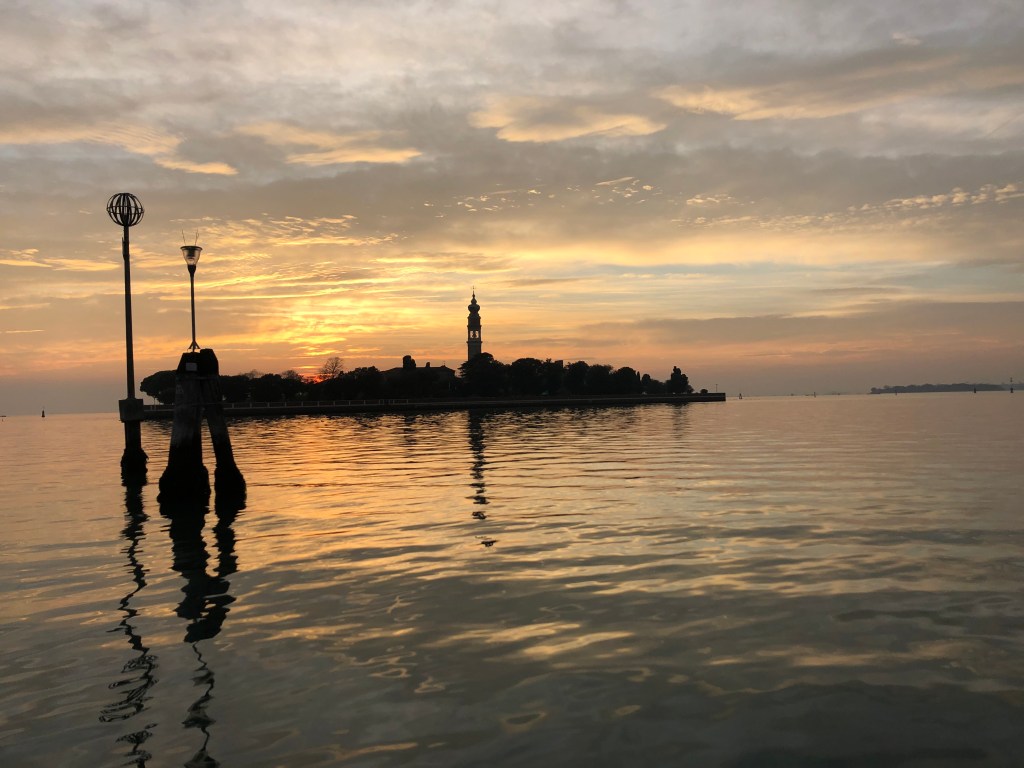 Venice - San Lazzaro degli Armeni at sunset