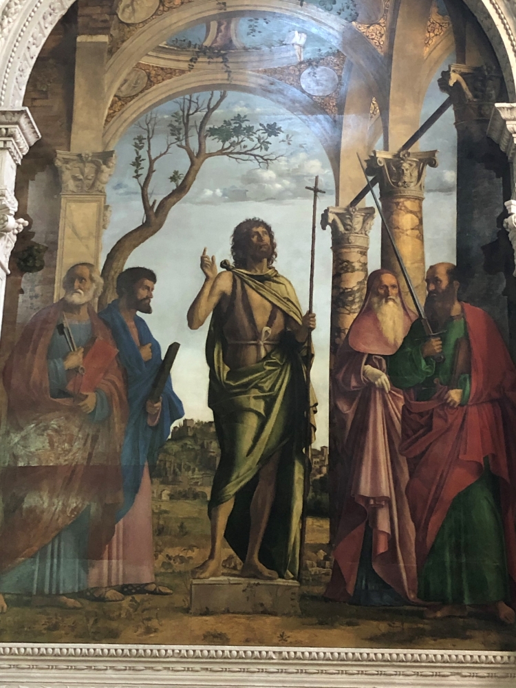 John the Baptist and Saints - Cima di Conegliano - 1495 - Church of Madonna del'Orto