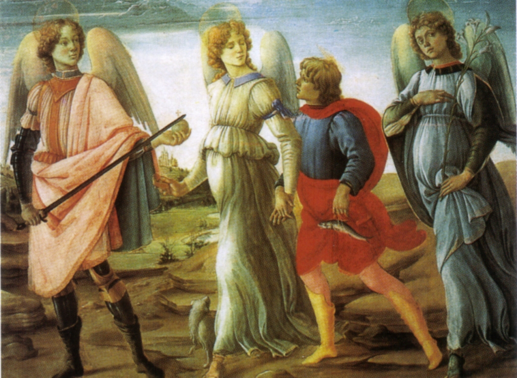 Tobias and three Guardian Angels - Fillipo Lippi (1485) Torino, Galleria Sabaudia