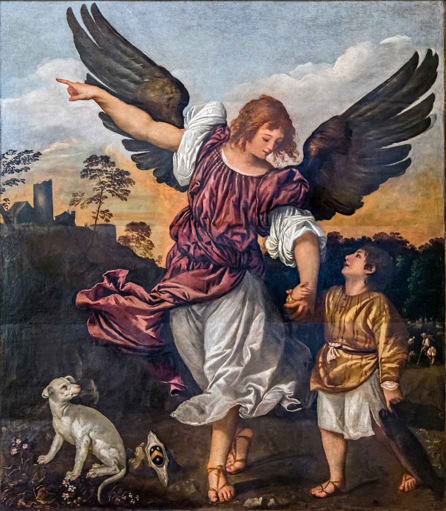 Venice - Accademia Galleries: Archangel Raphael and Tobias, by Titian