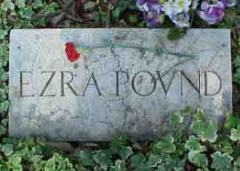Venice - tomb of Ezra Pound, San Michele