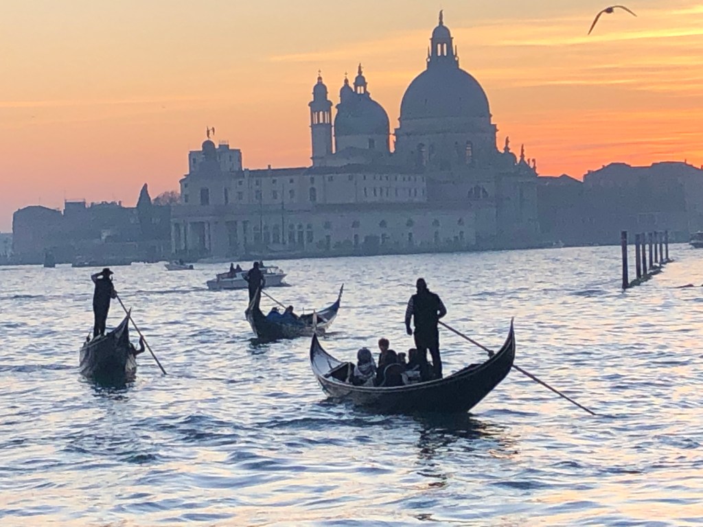 Venice at sunset - February, 2020