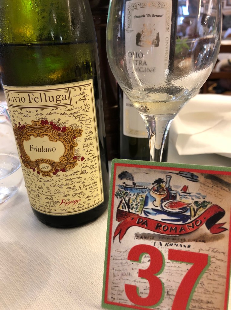 Burano - Trattoria da Romano - a fish restaurant filled with art