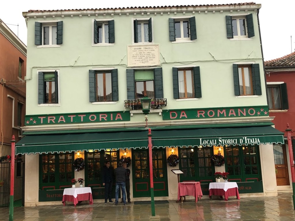 Da Romano is a landmark trattoria on the island of Burano