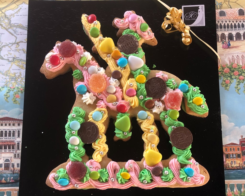 San Martino - delicious treats fill the shop windows for the Feast of San Martino