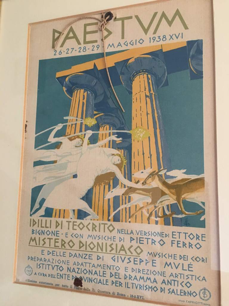 Paestum - 1938 Musical Spectacular (Mussolini era). Photo: www.educated-traveller.com