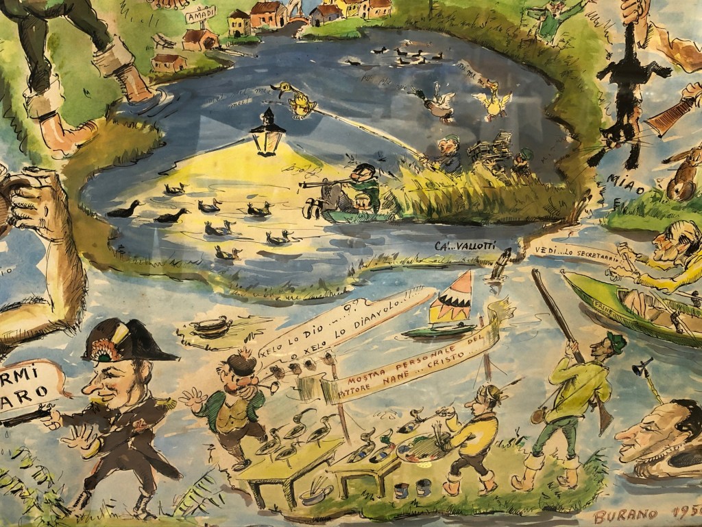 A Duck Hunt on the Lagoon - 1950s