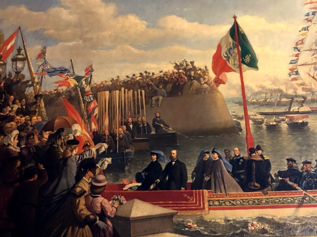 Miramare - Departure of Massimiliano and Carlotta for Mexico