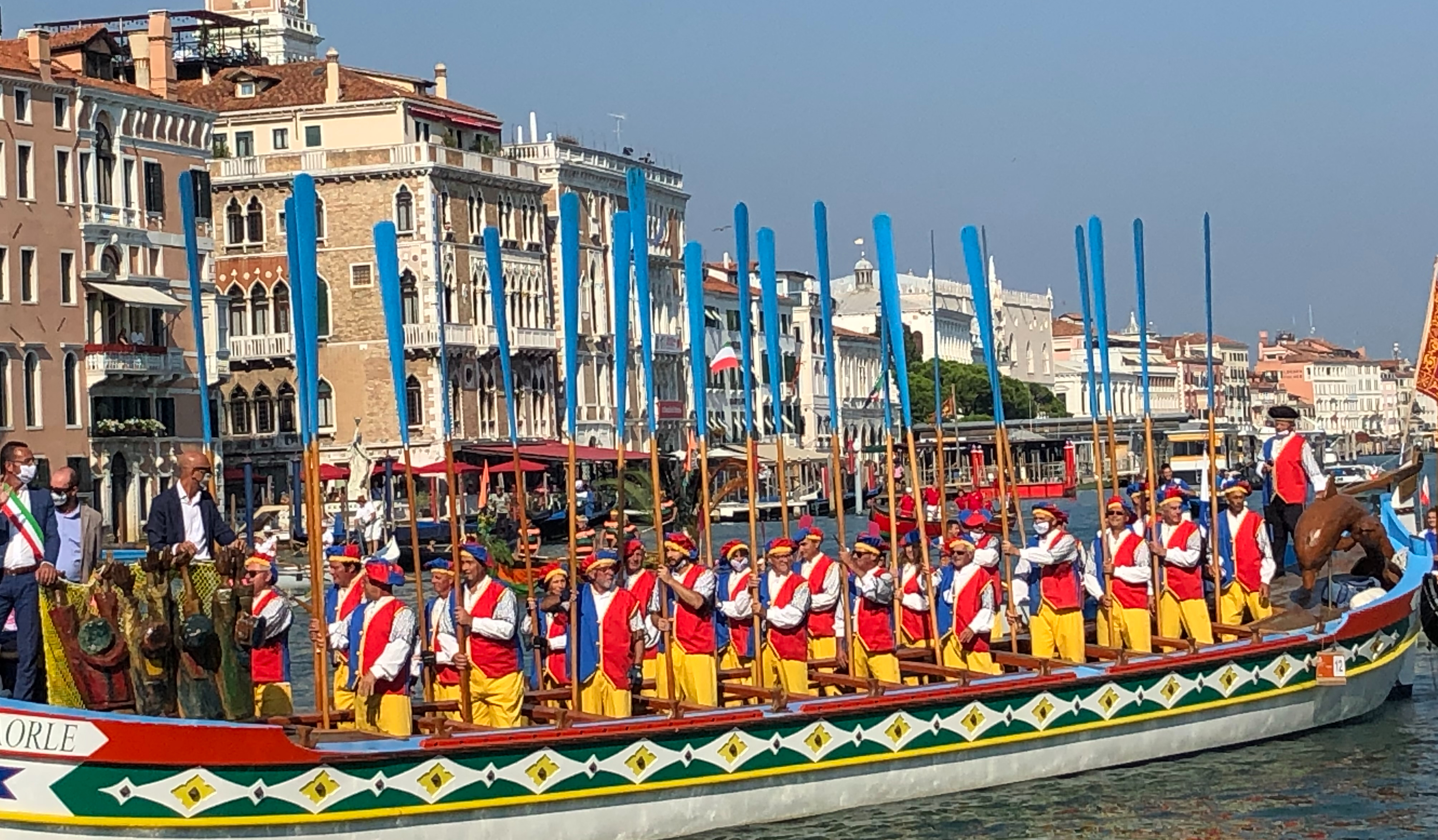 Citta di Caorle - a ceremonial boat, used in parades - Regata Storica 2020