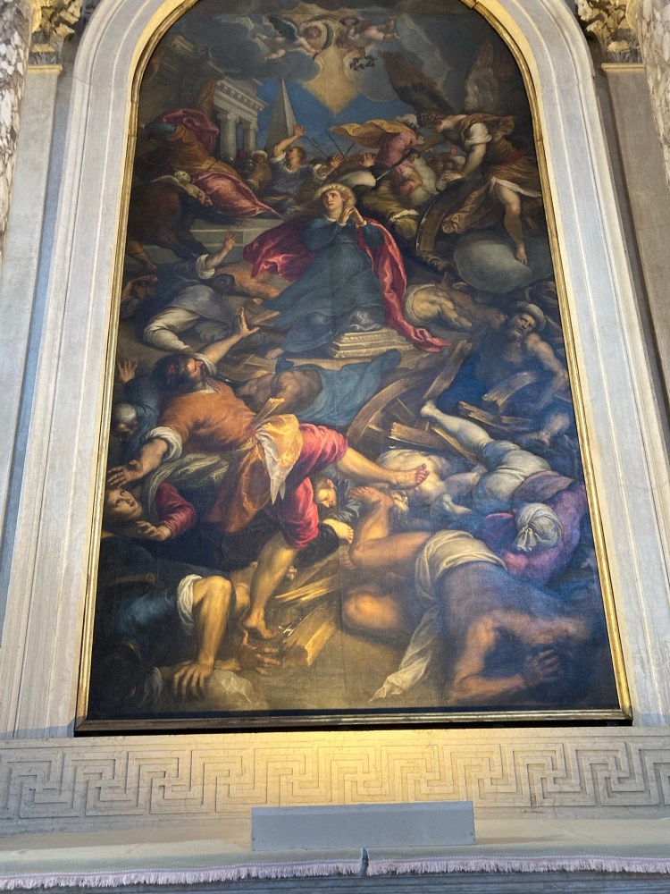 St Catherine of Alexandria - by Palma the Younger - 1590s. Frari Church, Venice