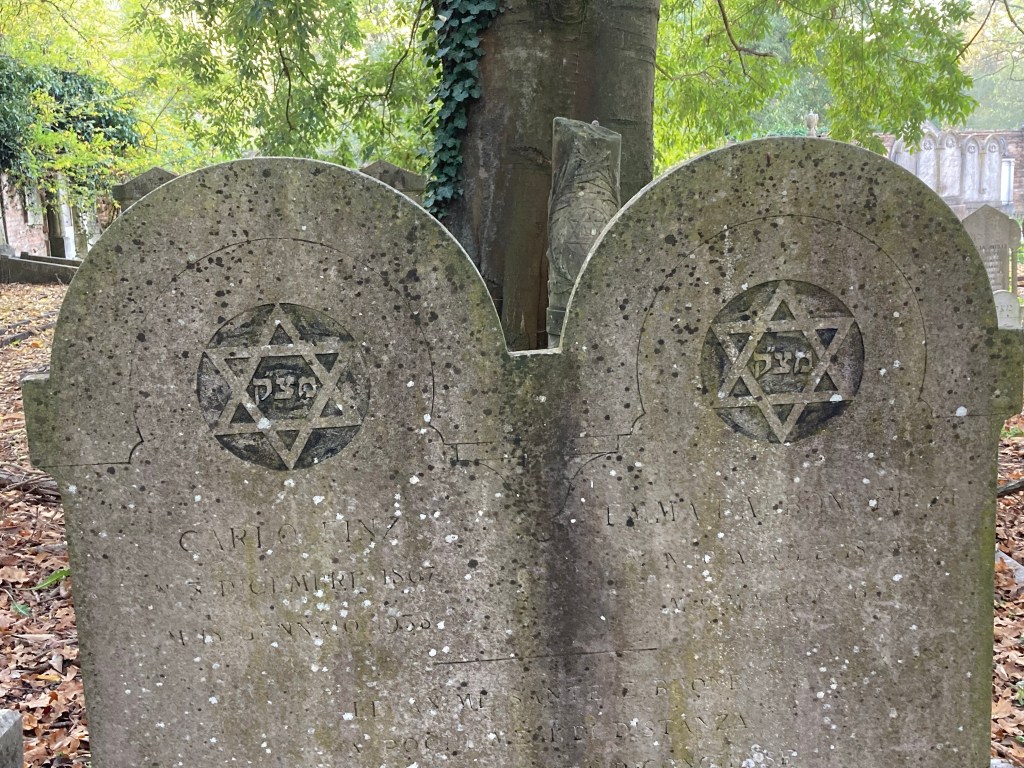 Jewish Cemetery, Ferrara - memorial stones for so many.
www.educated-traveller.com