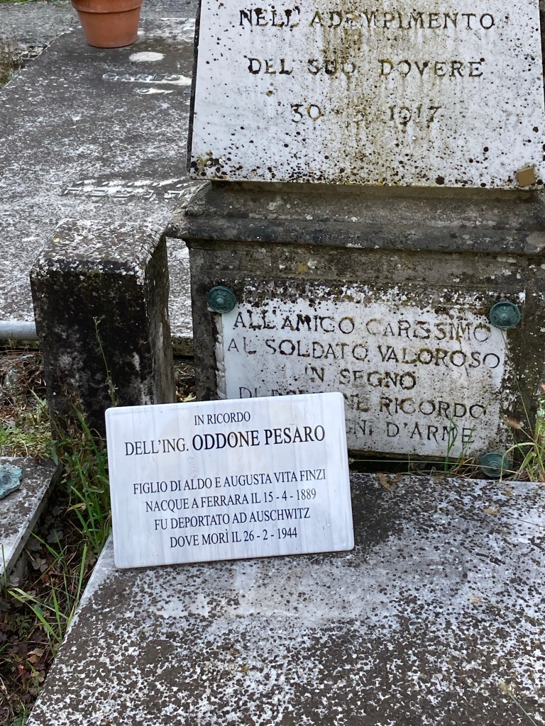 Memorial stones at the Jewish Cemetery, Ferrara
www.educated-traveller.com