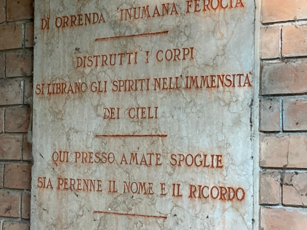 Memorial stones at the Jewish Cemetery, Ferrara
www.educated-traveller.com