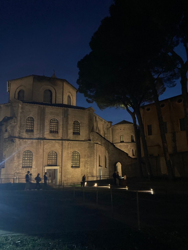 San Vitale as night falls, Ravenna