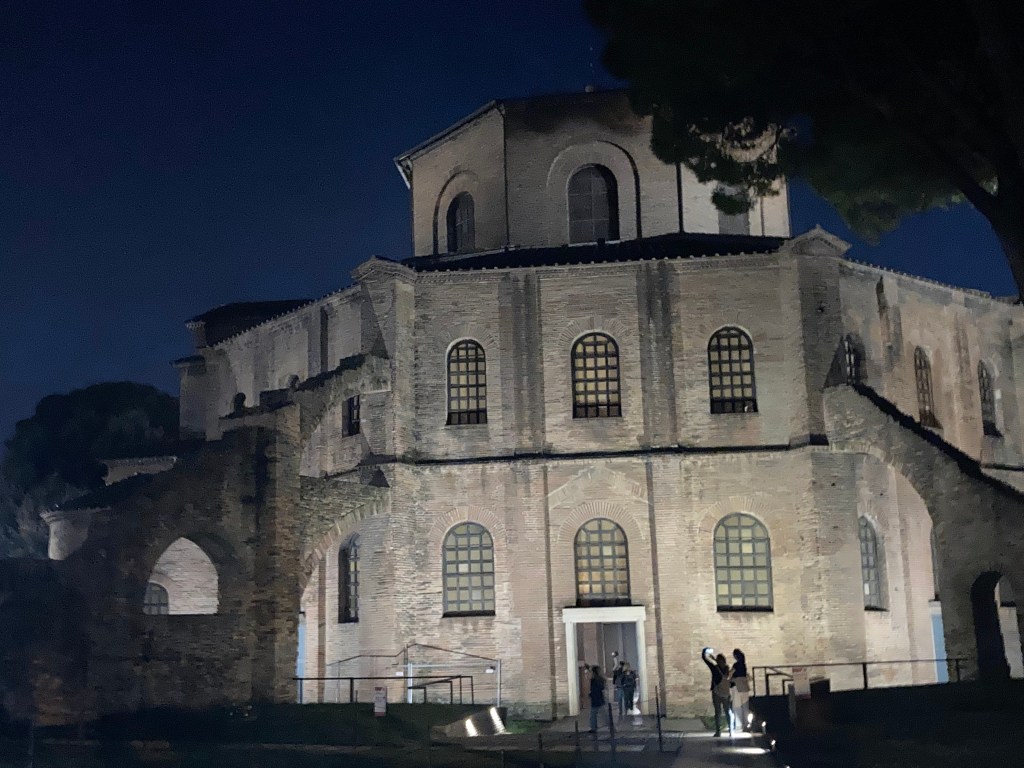 San Vitale, Ravenna in the twilight