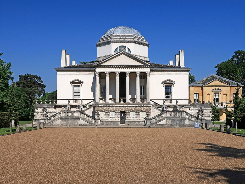 Chiswick House - from SE - designed by Lord Burlington