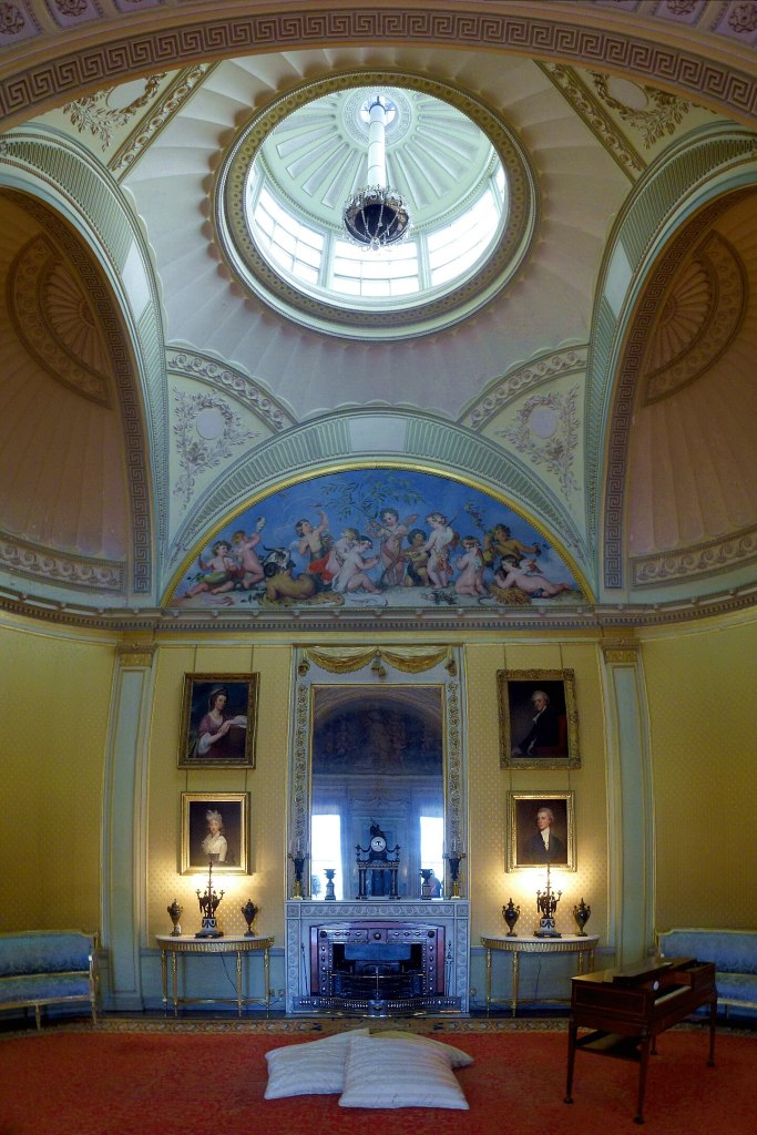 Wimpole Hall - Yellow Drawing Room designed by John Soane