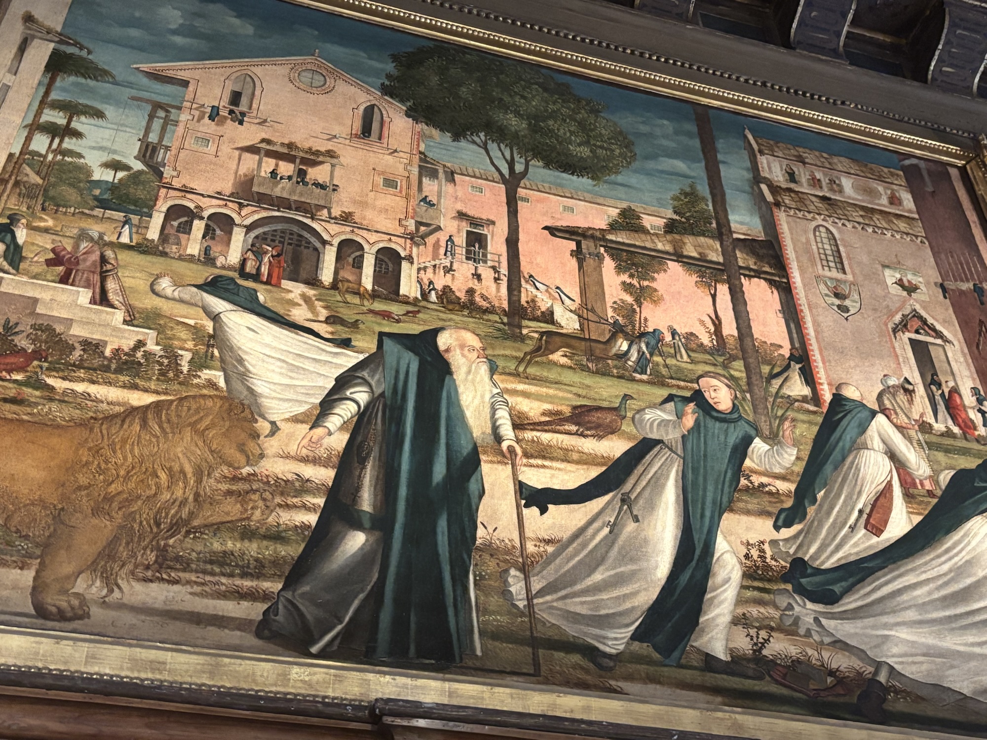 Carpaccio paintings in Venice - St George slaying the dragon
