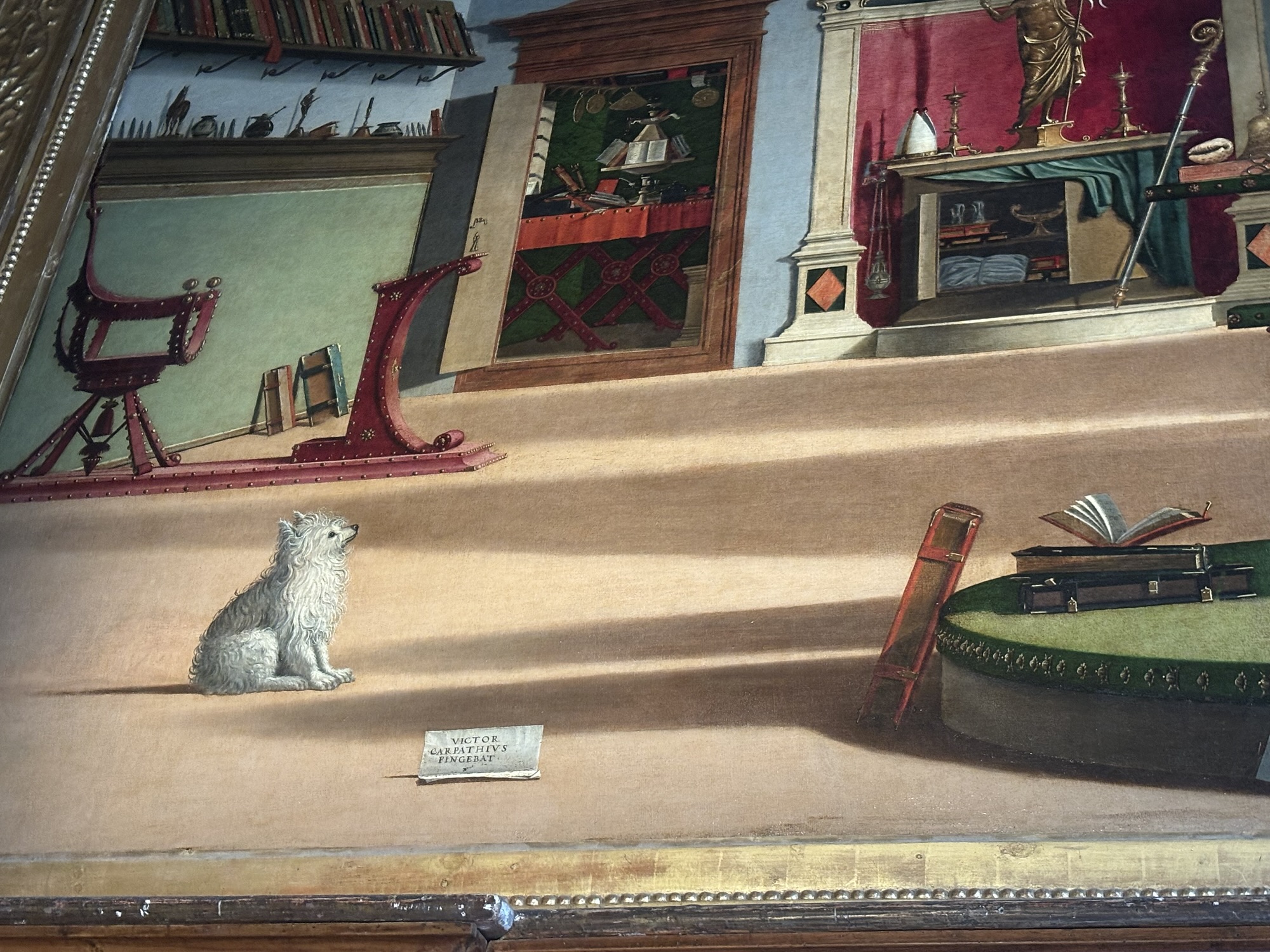 Carpaccio paintings in Venice - St George slaying the dragon